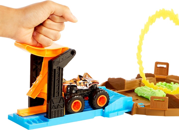 Actual product image Hot Wheels Monster Trucks Stunt Tire Play Set