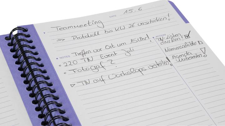 Actual product image Soennecken Collegeblock Office Meeting Book Paper size: DIN A4+ Ruling style: ruled (A4, Lined)