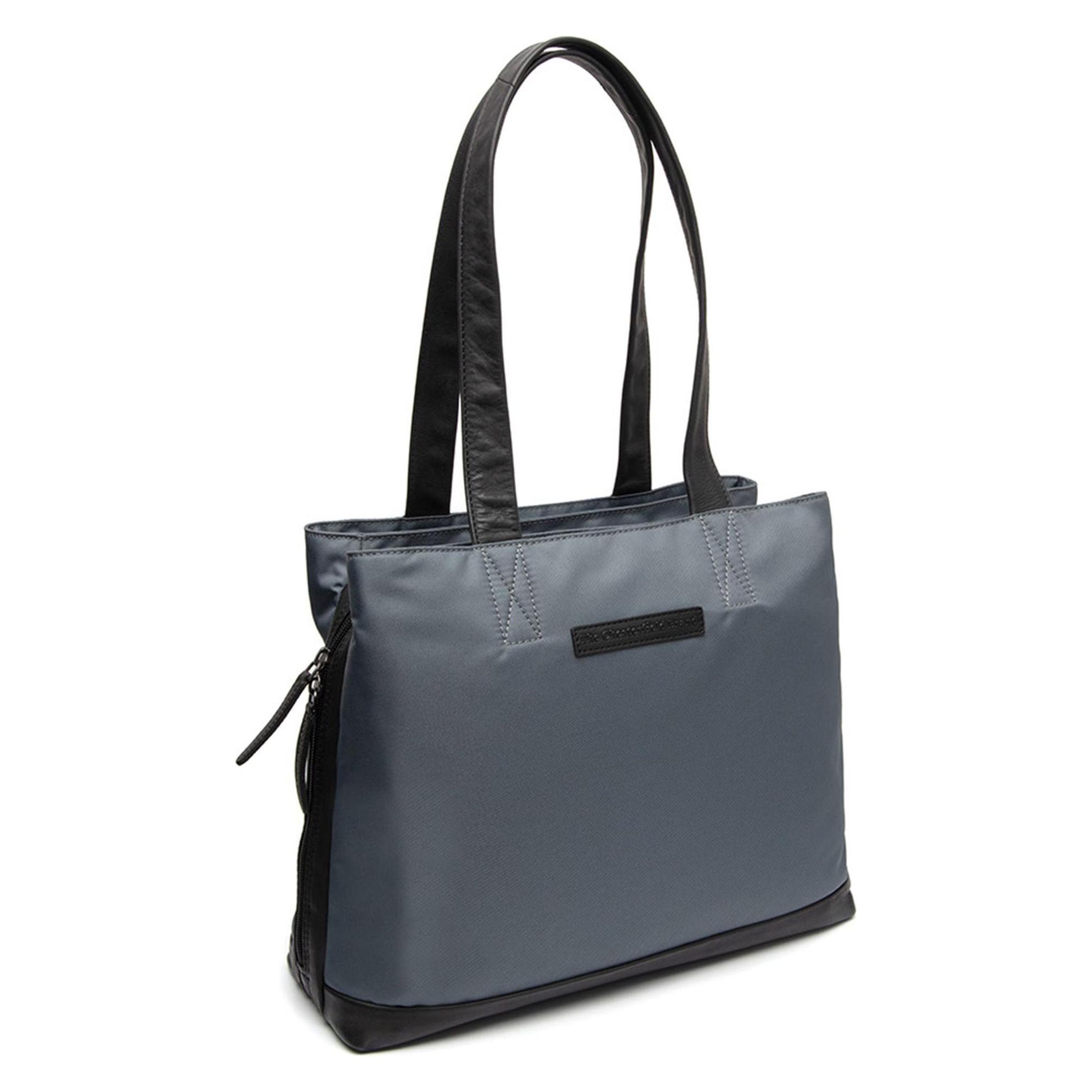 The Chesterfield Brand, Damen, Tasche, Lavik Shopper Tasche Leder 36 Cm, Grau, (11 l)