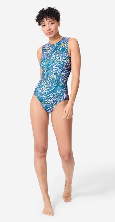 Produktbild Olaian Badeanzug Surfen Damen Carla blau/violett (M, L)