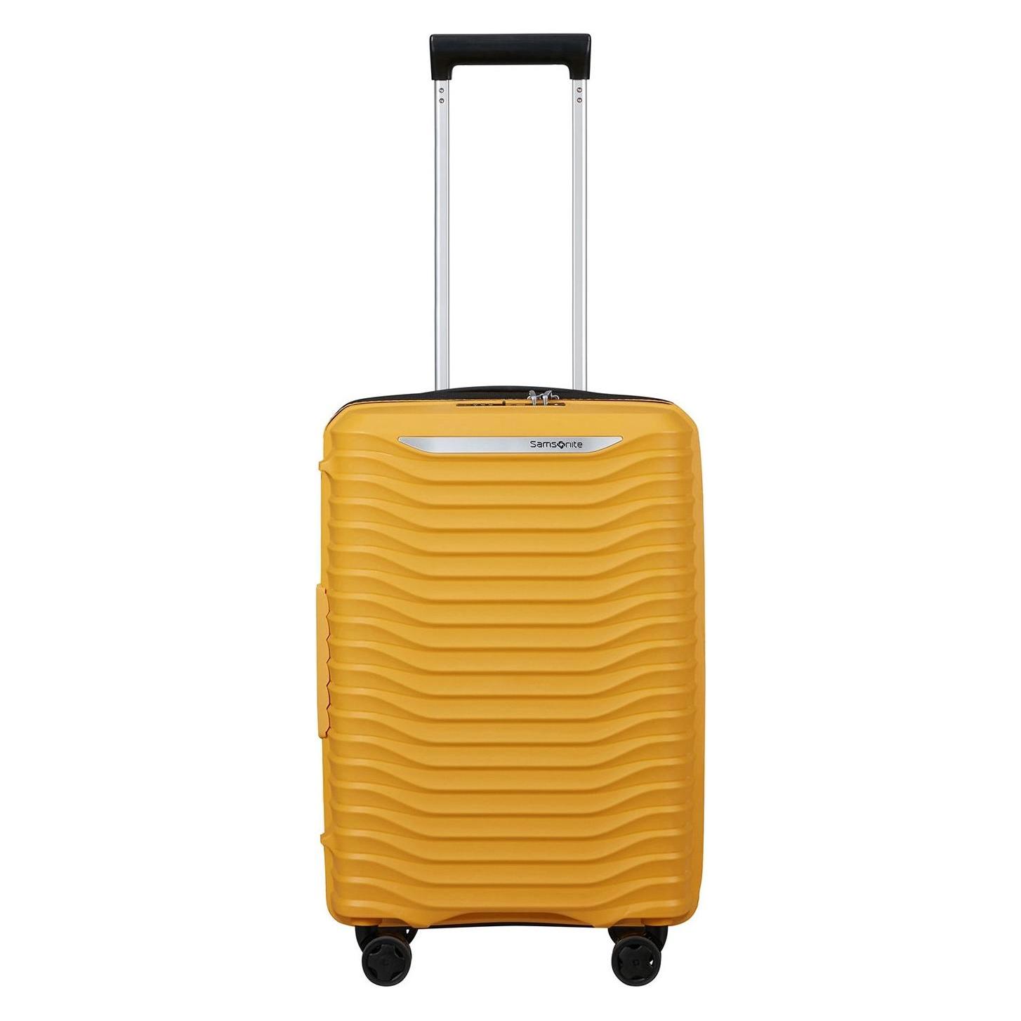 Samsonite, Koffer, Upscape Trolley Mit 4 Rollen Erweiterbar 55cm, Gelb, (39 l)