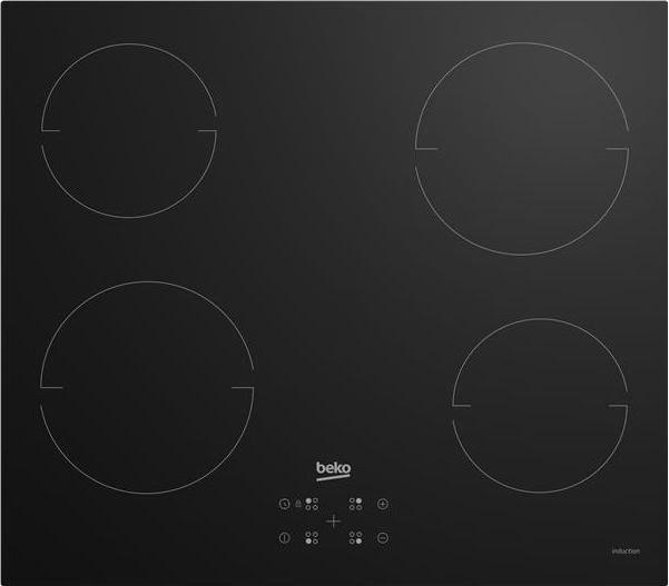 Beko HII64401QT Kookplaat Zwart Geïntegreerd 60 cm zone inductiekookplaat 4 zone(s) (59 cm, Inductiekookplaat)