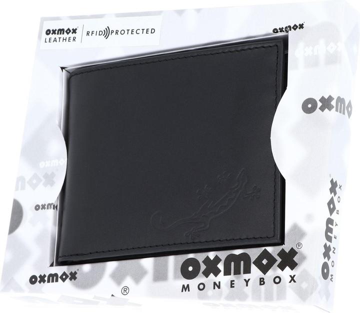 Produktbild Oxmox Leather Geldbörse RFID Schutz Leder 12 cm