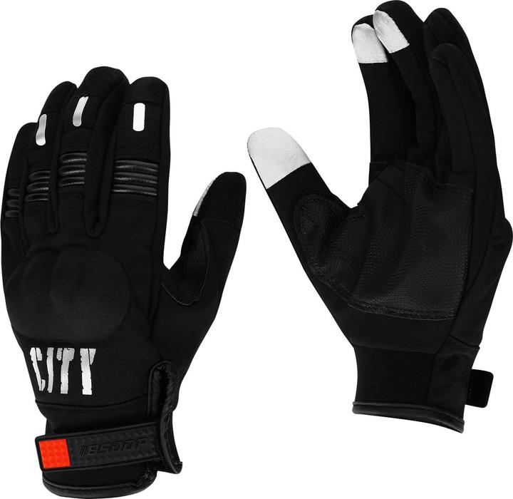 Produktbild Avizar Reflektierende Touchscreen-Handschuhe, rutschfest, Grösse XS - Schwarz (XS)