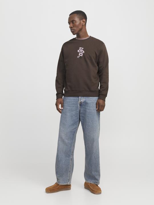 Produktbild Jack & Jones Jorbouquet Emb Sweat C.N Ft Styd Aw24 (XL)