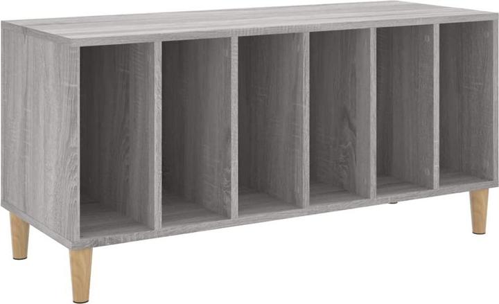 Actual product image vidaXL Plattenschrank Grau Sonoma-Eiche 100x38x48 cm Holzwerkstoff (100 x 38 x 48 cm)