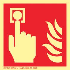 Image du produit Werkstarck Symboles de sécurité incendie photoluminescents