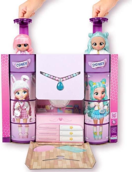 Actual product image IMC Toys Cry Babies BFF Coney & Sydney