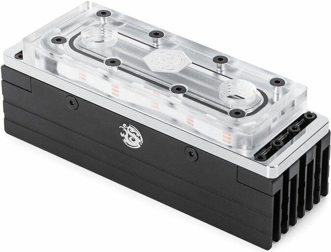 Bitspower Refroidisseur de mémoire, ARGB - transparent 4er-Pack