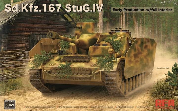 Produktbild Rye Field Model Sd.Kfz.167 StuG.IV Early Production w/full interior & workable track links