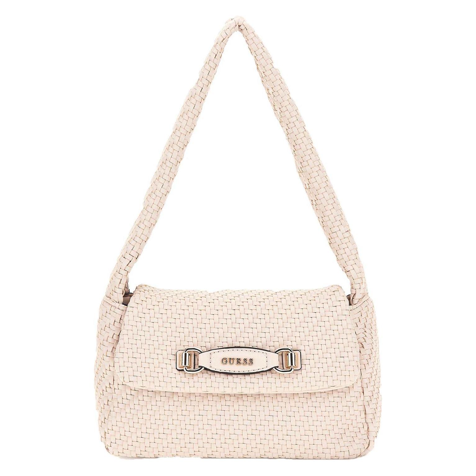 Guess, Damen, Handtasche, Francy Flap Shoulder Bag, Rosa