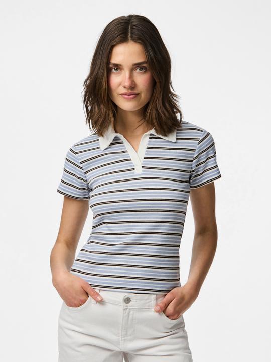 Actual product image Pieces Pcjayjay Ss V-Neck Polo Top Jrs D2d Fsy (XS)