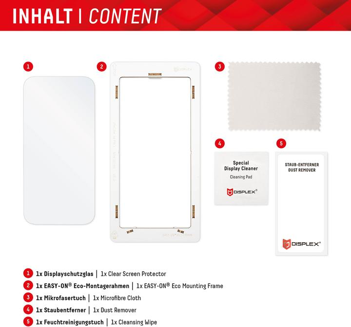 Produktbild Displex Real Glass, 2D Panzerglas (1 Stück, Samsung Galaxy S22+, Samsung Galaxy S23+)