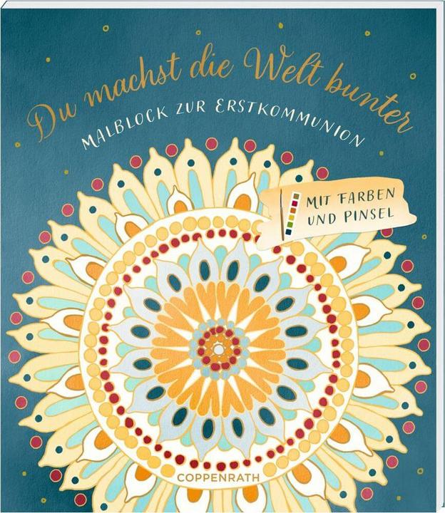 Image du produit Bloc de coloriage pour la première communion Tu rends le monde plus coloré