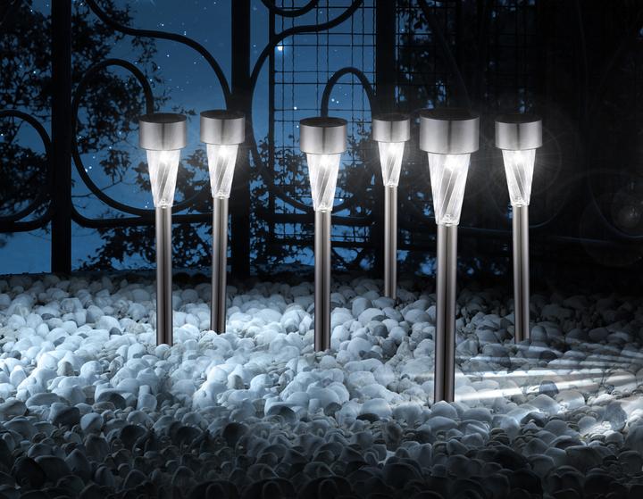 Immagine prodotto Globo Luce Solare In Acciaio Inox, 1xled (IP44)