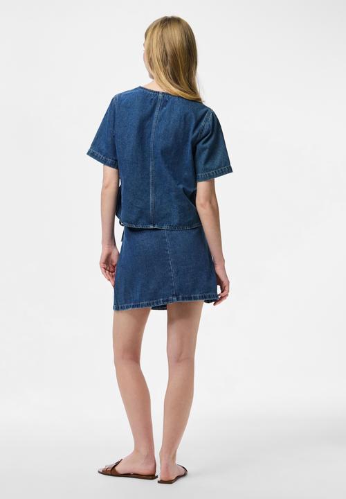 Actual product image Pieces PCFIBBO HW WICKEL JEANS Minirock (S)
