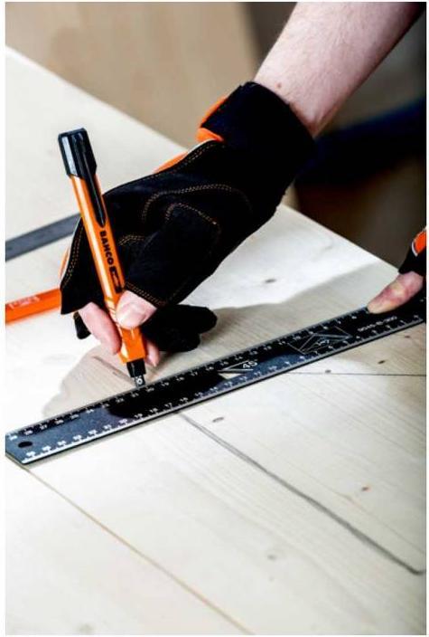 Image du produit Bahco Équerre de précision avec lame en acier 200 mm