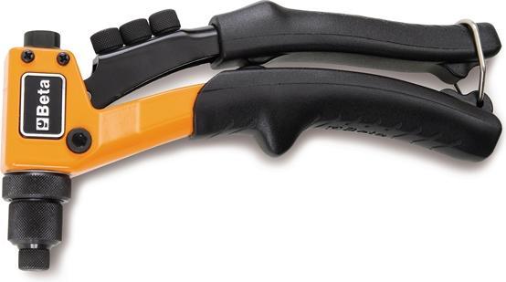 BETA 1741U Riveting pliers, manual riveting machine (ultra-compact tool, with force adjustment, with (30 mm)
