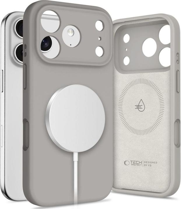 Image du produit Tech-Protect Silicone MagSafe Case für iPhone 17 Pro Max - Grau (Apple iPhone 17 Pro Max)