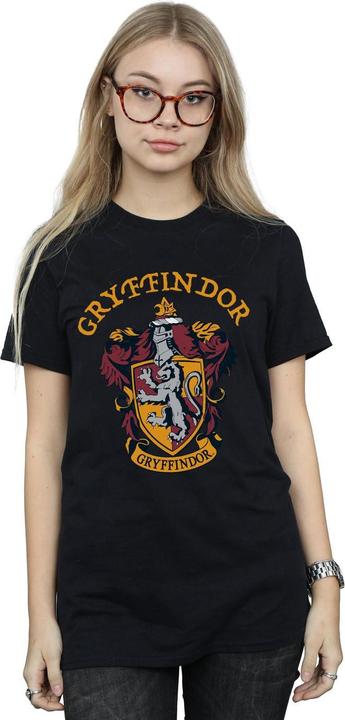 Actual product image Womens/Ladies Gryffindor Cotton Boyfriend T-Shirt (XXL)