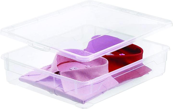 Image du produit Rotho Set Box Shirt 9 l CLEAR (40 x 33.5 x 8.5 cm, 9 l)