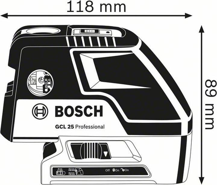 Image du produit Bosch Professional GLL 2-10 (Laser à points et lignes)