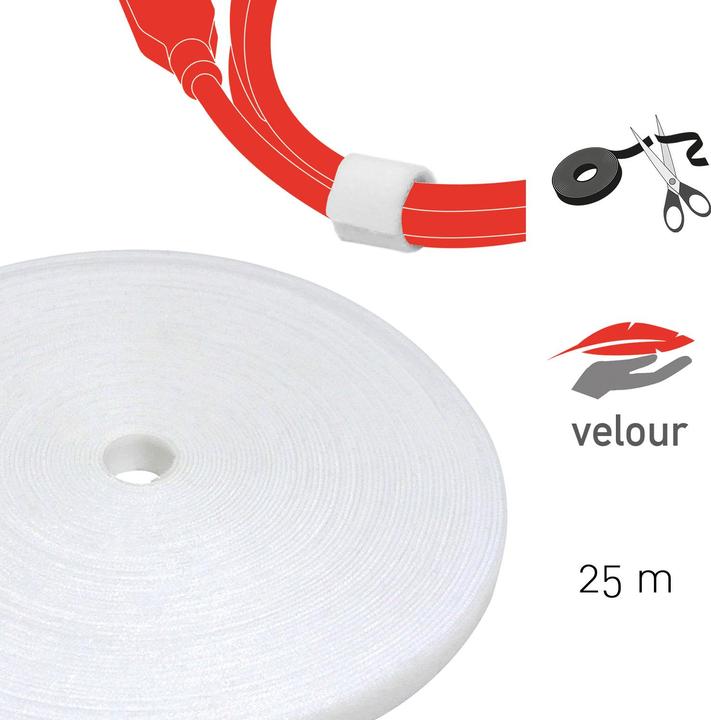 Produktbild Label-the-cable Doppelseitige Klettbandrolle (16 mm)