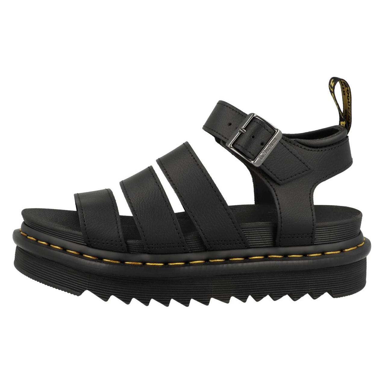 Dr. Martens, Damen, Sandalen, Women's Blaire Chunky 3 Strap Sandal, Schwarz, (37)