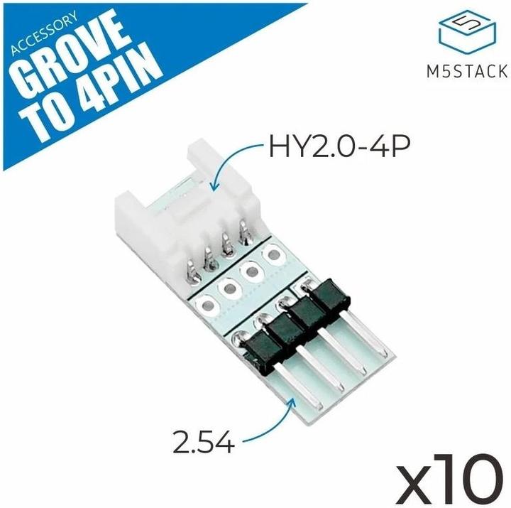 Immagine prodotto M5Stack Adattatore Grove a 4 pin 10 pezzi