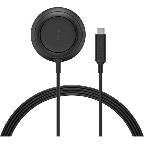 Belkin UltraCharge Ladepad Qi2 25W mit Netzteil schw.WIA014kqBK (25 W), Caricabatteria senza fili, Nero