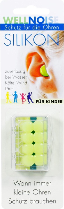 Image du produit Wellnoise Bouchons d'oreilles pour enfants Silicone, 8 pcs. bouchons d'oreilles