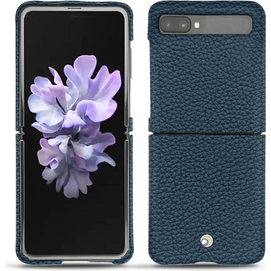 Noreve Lederschutzhülle (Samsung Galaxy Z Flip), Smartphone Hülle, Blau