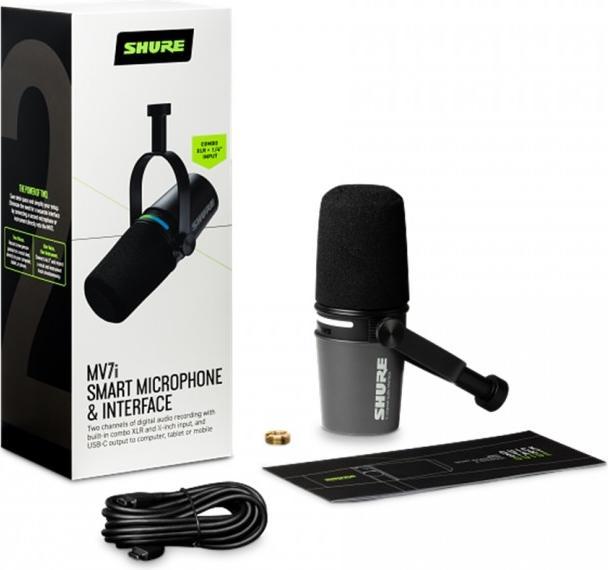 Produktbild Shure MV7i Mikrofon mit integriertem Interface