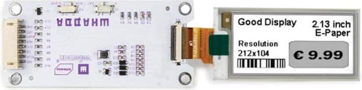 Produktbild Whadda 2.13-Zoll-E-Tinten-Anzeigemodul