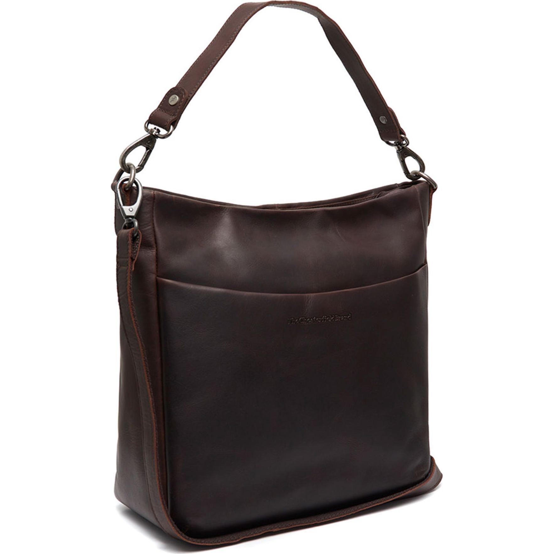 The Chesterfield Brand, Handtasche, Regina Schultertasche Leder 27 cm, Braun