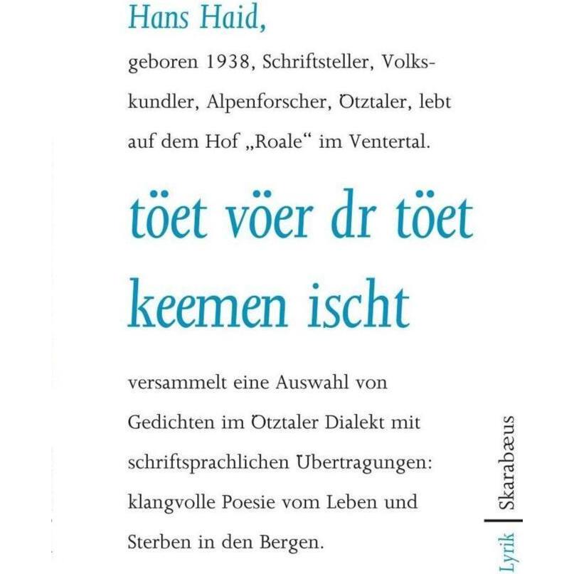 Thumbnail - töet vöer dr töet keemen ischt, Belletristik von Hans Haid
