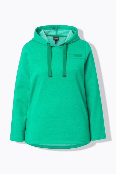 Produktbild Ulla Popken Sweatshirt, Schriftdruck, Classic, Kapuze, Langarm (60)