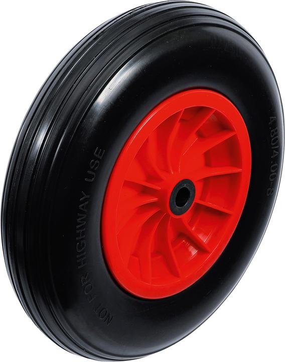 BGS Pushcart Wheel PU, red/black 400 mm