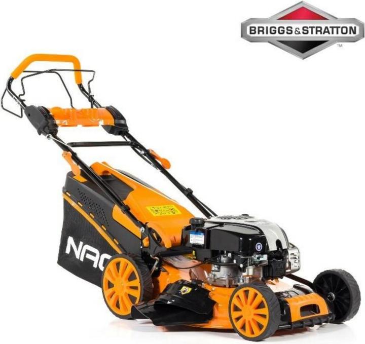 NAC LS51-750-HSD-SE self-propelled 4-in-1 20"/51 cm petrol lawn mower with easy-starting and (Petrol)