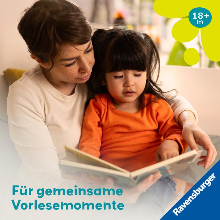 Produktbild Ravensburger Play+ Mein erstes Schiebebuch Teilen und vertragen - ab 18 Monate (Deutsch, Maria Höck, Sypha Vendez, 2025)