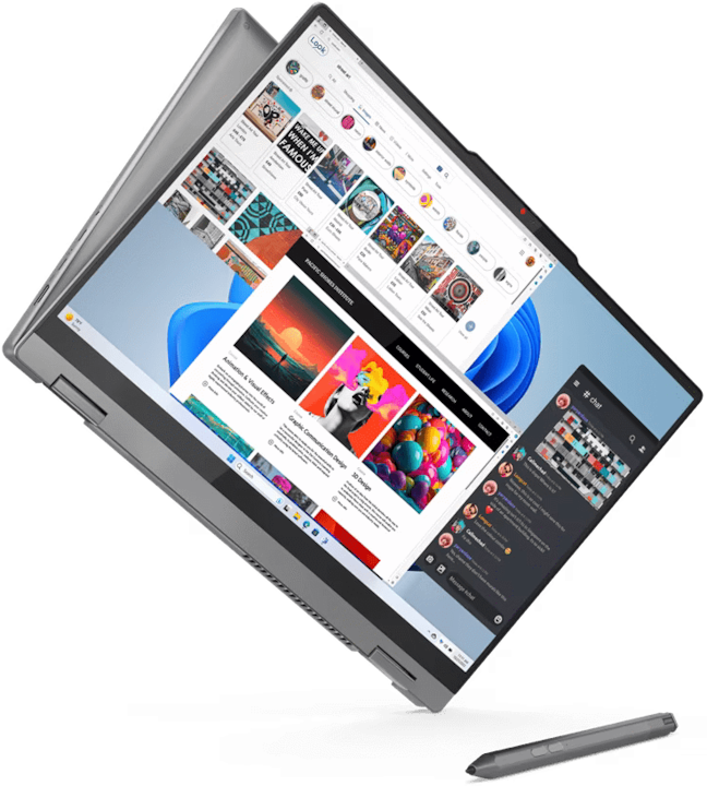 Actual product image Lenovo IdeaPad 5 2-in-1 (16", AMD Ryzen 7 8845HS, 16 GB, 1000 GB, CH)