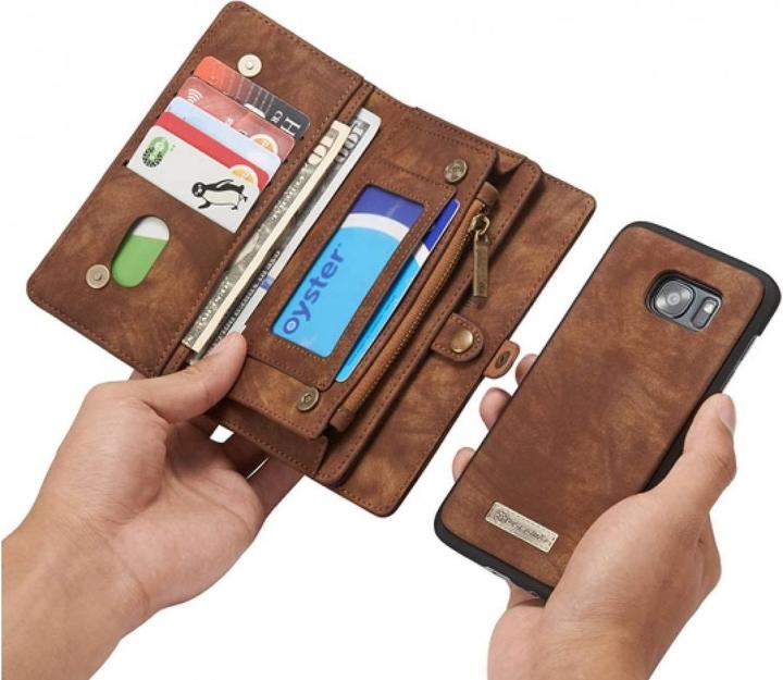 Produktbild Caseme Samsung Galaxy S7 Edge Echtleder Portemonnaie Karten Hülle (Samsung Galaxy S7 Edge)