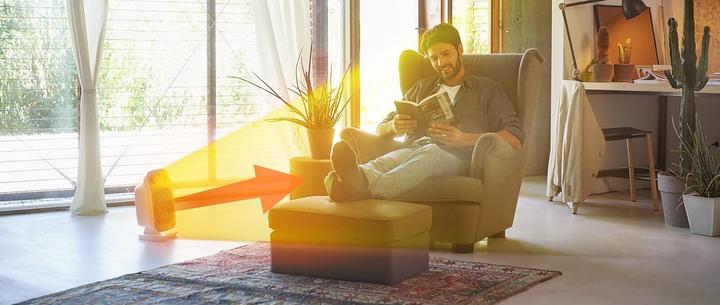 Produktbild De'Longhi HFS50D22 Elektrische Raumheizung Indoor Elektrischer Raumheizlüfter (2200 W)