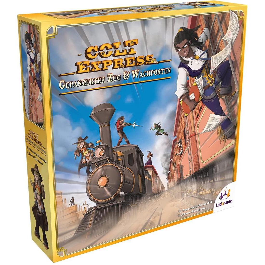 Ludonaute LUDD0021 - Colt Express: Gepanzerter Zug & Wachposten (DE-Erweiterung) (Deutsch)