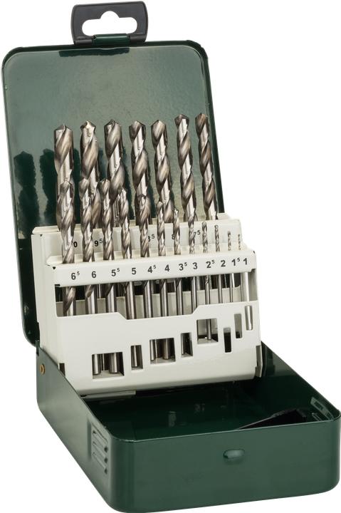 Productafbeelding Bosch Professional Zubehör Metaalboren set HSS-G 19 stuks. (1 mm, 1,5 mm, 2 mm, 2,5 mm, 3 mm, 3,5 mm, 4 mm, 4,5 mm, 5 mm, 5,5 mm, 6 mm, 6,5 mm, 7 mm, 7,5 mm, 8 mm, 8,5 mm, 9 mm, 9,5 mm, 10 mm)