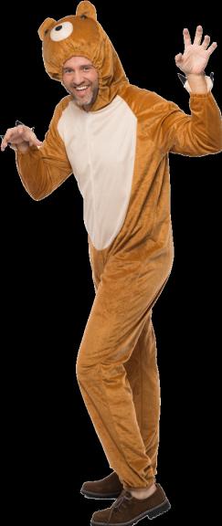 Produktbild PartyChimp Bären Kostüm Partykostüm Fasnacht Grösse M/L (M/L)