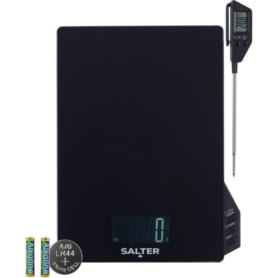 Salter, Termometro BBQ, SA00617FEU12 Thermometer & Scale Set