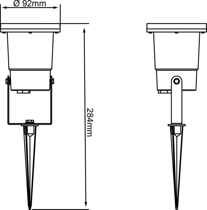 Immagine prodotto Brilliant Riflettore del giardino Janko (300 lm, IP44)