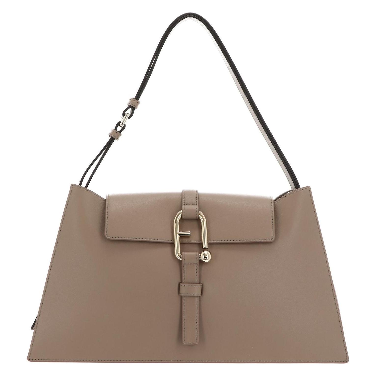Furla, Damen, Handtasche, Nuvola Shoulder Bag, Beige