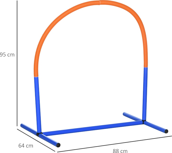 Produktbild PawHut Hund Agility Set mit Tragetasche (One Size, Agility)